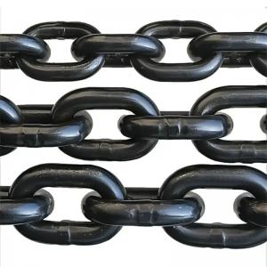 Cheap Black Finish Standard High Test Steel Round Conveyor Link Chain for High Durability for sale