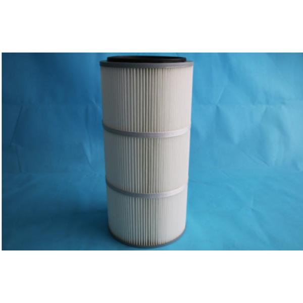 Professional Polyester Dust Filter Cartridge With PTFE Membrane Easy To Install