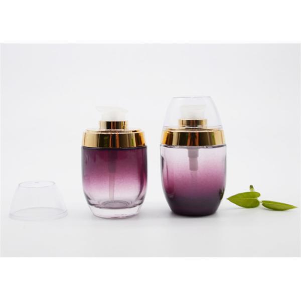 Cosmetic Essence Glass Lotion Bottles , Glass Lotion Containers For 30ml