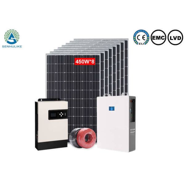 5KW Home Use Solar Power System Complete Kit Off Grid Hybrid Solar Power Kits