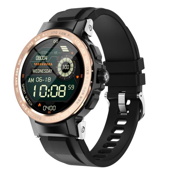 1.28 Inch IP68 BLE5.0 smart watch fitness tracker 24 Sports Modes
