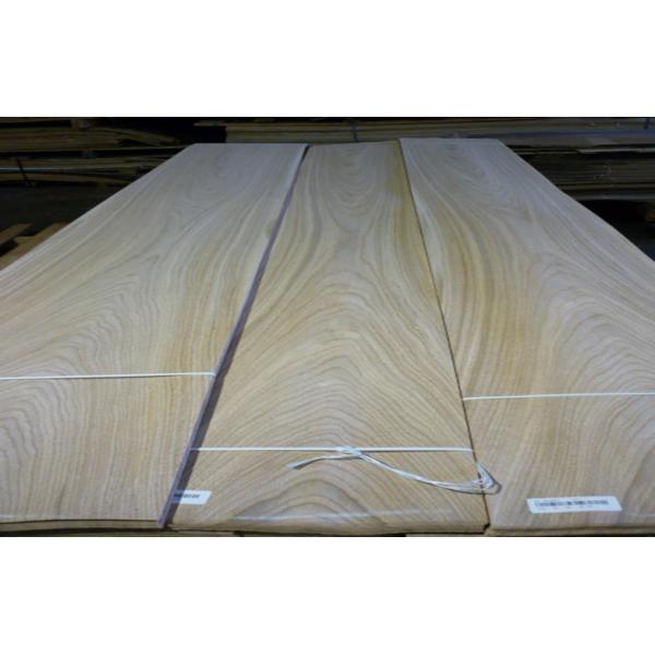White Oak Veneer Wood Paneling , Natural Decorative Crown Cut Veneer