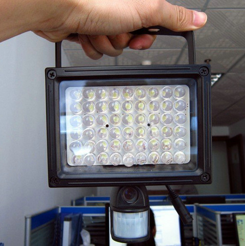 Flood Light Security PIR DVR Camera IR LED Night Vision CCTV Surveillance DVR W/ 54pcs LED