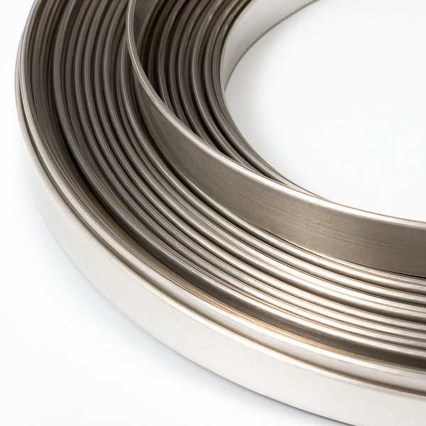 Plastic Silver Trim Cap Package 10 Rolls Per Carton Letter Edge Of Channel Letter