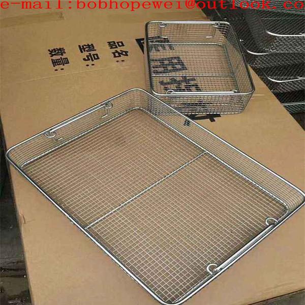 Quality disinfection medical basket / Disinfection Wire Mesh Basket with lid/ disinfection baskets / cleaning disinfection baske wholesale