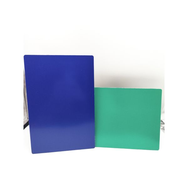 Brushed Exterior ACP Sheet Panel 2440mm Length Aluminum DHPE Coating