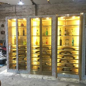 China Refrigeration Equipment Hotel Big Capacity Stainless Steel Cooler System Size Wine Cabinet on sale