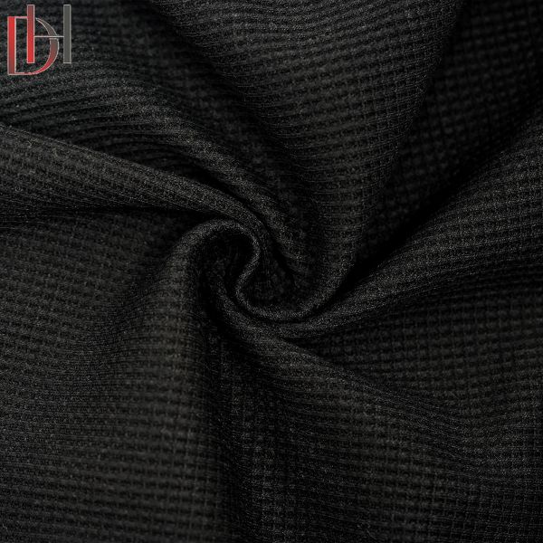 65% Polyester 35% Cotton Fabric Eco Friendly Breathable Stain Repellent Waffle Fabric