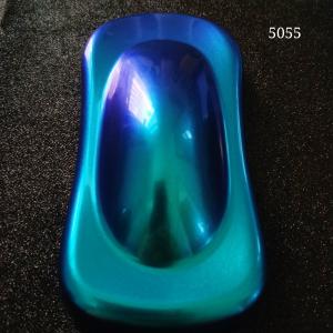 Cheap Color shifts/Color changing mica pigments/chameleon effect pearl pigment for car/automobile blue green/purple 5055 for sale