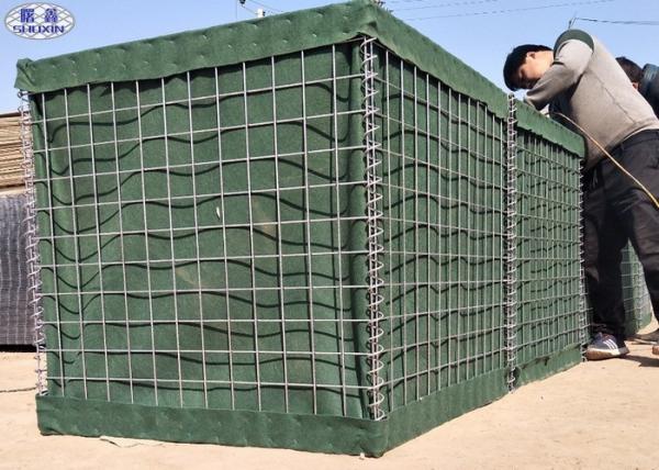 Quality Galvanzied Sand Filled Barriers Hesco Bastion Defense Barriers Wall wholesale