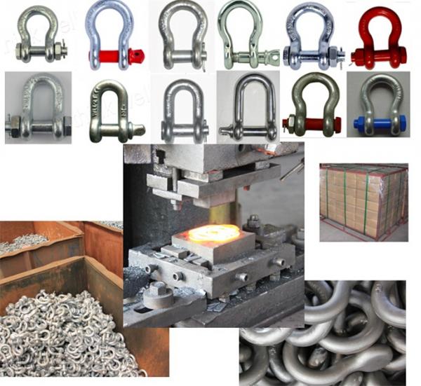 High Quality Forged Steel Square Head Trawling ShackleHigh Quality Forged Steel Square Head Trawling Shackle