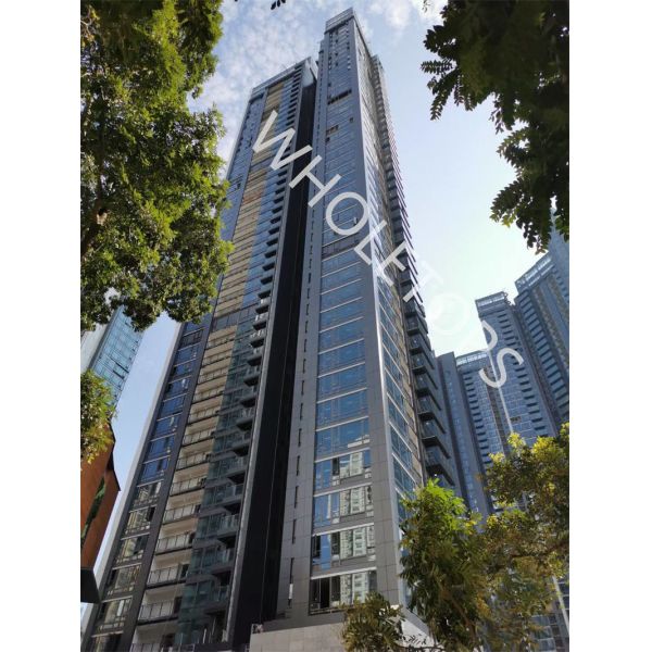 SGS 2.5mm 3.0mm Outdoor Aluminum Panels / Aluminum Rainscreen Cladding Panels