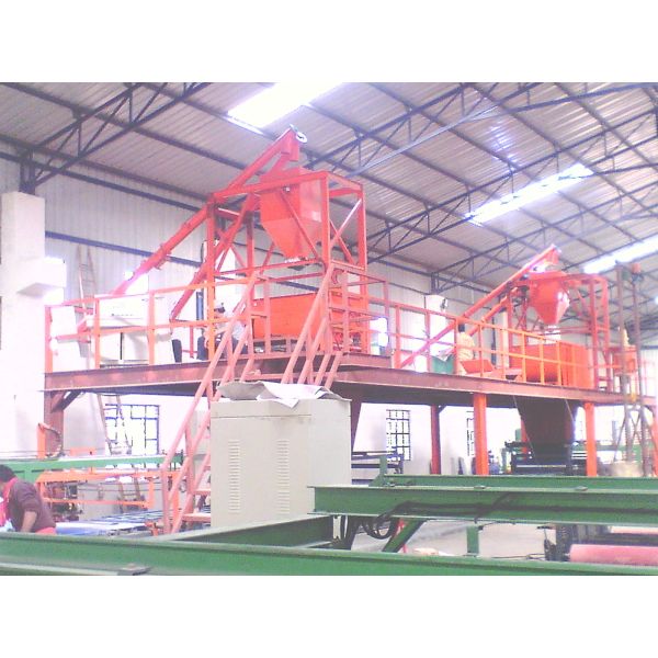 Wall Panel Manufacturing Equipment for Fire Resistant Decorating Board / Straw Door