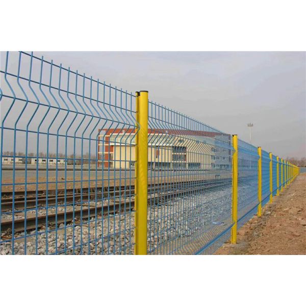 1030MM 1230MM 3D Curved Welded Wire Mesh Decorative Garden Mesh Fence