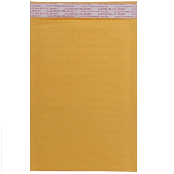 Biodegradable Kraft Paper Self Seal Bubble Mailers Size 6 12.5 X 19 For Shipping