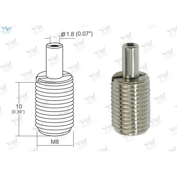 Micro Size Aircraft Cable Hanging Kit Full Threaded With Cable Bottom Exit