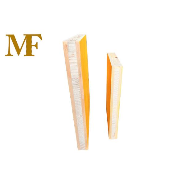 21/25/27mm Yellow Three Layer Board 3-Ply Shuttering Plywood With Spruce Pine Panel