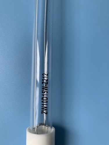 Quartz 10W 212mm Waste Gas UV Light Tubes Kill Mite UVC Disinfection Lamp
