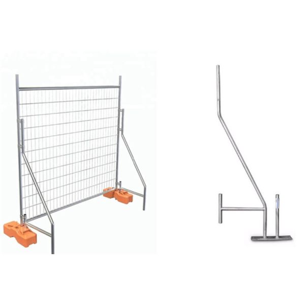 Galvanized Temporary Security Fence For Swimming Pool Or Construction Site Protect