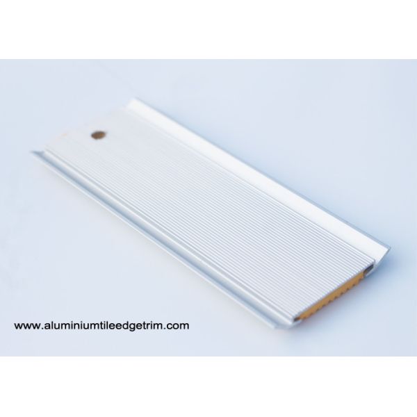 50 mm Width Flat Aluminium Door Bar Threshold Strips With Rubber Flame Retardant
