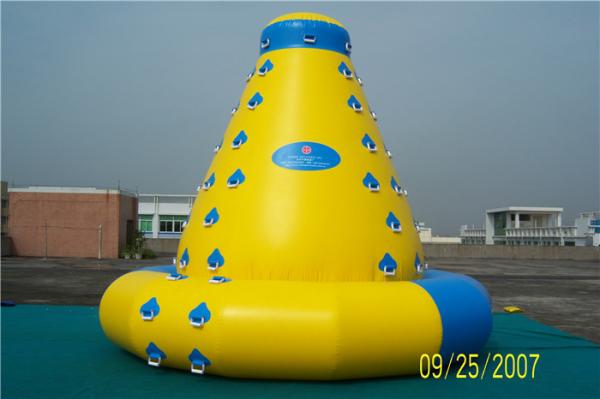 Quality Customized Size Inflatable Water Climbing Wall , Inflatable Water Sports Toys wholesale