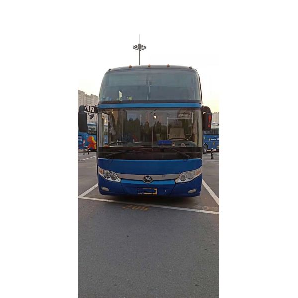 6127 Model Diesel Yutong Used Tour Bus 2013 Year 51 Seats LHD ISO Passed With Air Bag