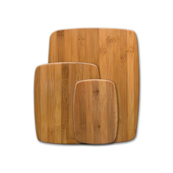 Bamboo cutting board set - Strong, Durable, No knife dull and Eco friendly for