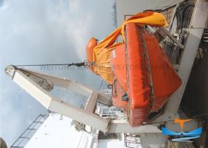 China CCS Approval Life Raft Davit Launch , Boat Davit Crane 28-45kn Hoisting Load on sale