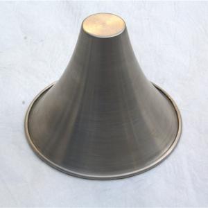 Cheap Customized Horn-Shaped Antique Copper Lamp Shade for sale