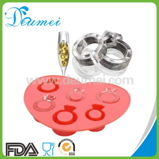 Promotion!!Diamond Shape Silicone Ice Cube Tray/Ice Tray Mold