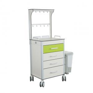 Cheap Medical Infusion 585MM Drawer Hospital Medicine Trolley for sale