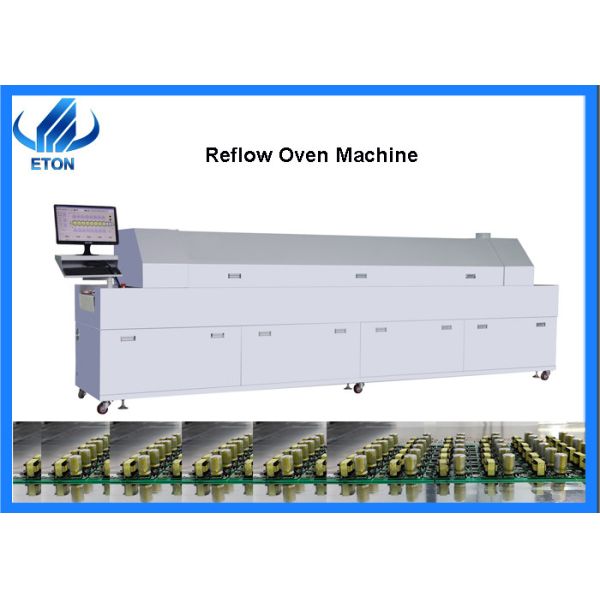 2000mm/Min SMT Reflow Oven Smt Machine Upper 8 Hot Air Heating