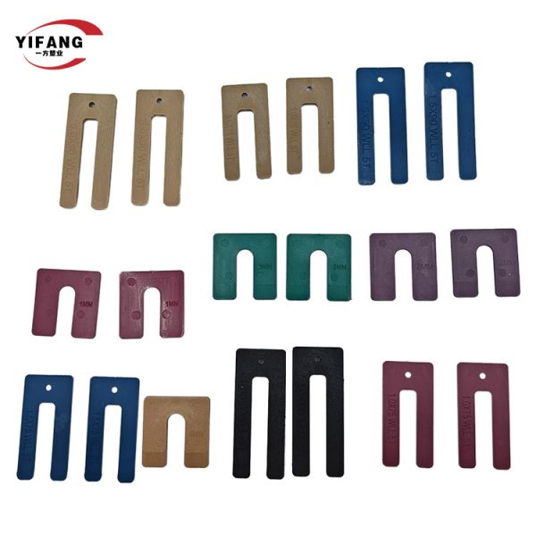3.2Mm U Horse Shaped Shims H Type Plastic Packers Plastic Building Packer Window Packer For Window