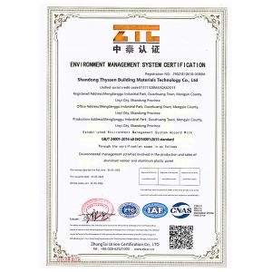 Linyi Flying Carpet Trading Co., Ltd Certifications