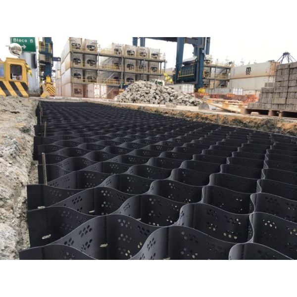 Plastic Polypropylene Cellular Geocell Grid Paver For Slope Protection