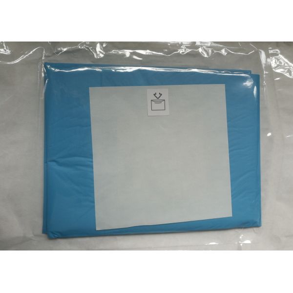 Basic Ophthalmic Sterile Surgical Drapes , Eye Film Adhesive Drapes Surgical