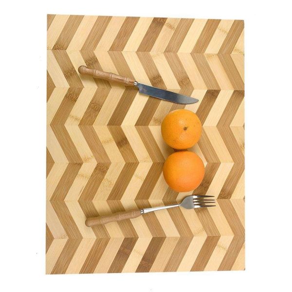 Patchwork 2cm Bamboo Large Cutting Board For Kitchen Chopping