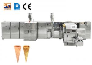 Cheap 39 Plates Stainless Steel Cone Ice Cream Machine Industrial Ice Cream Cone Baking Maker for sale