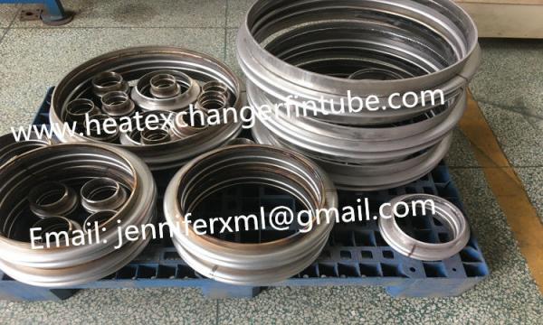 Industrial Single Row Flat Fin Tube Axial Movement Metal Expansion Joint