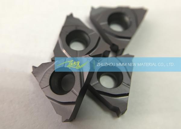 Quality Hardened Steel Carbide Thread Cutting Inserts With Pitch 8 T / Inch External Threads wholesale