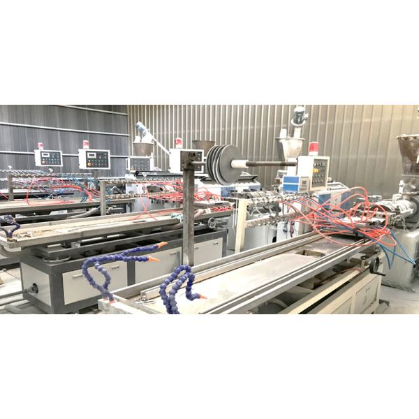 2M/Min 8mm Composite PVC Wall Panel Extrusion Line Fluted Wpc Wall Panel Machine