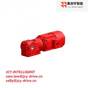 China Customized Inline Helical Bevel Gear Reducer Motor 2.2KW 230V on sale