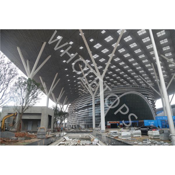 High Strength SGS 2.5mm Aluminum Roofing Panel PVDF Coated UV Resistance