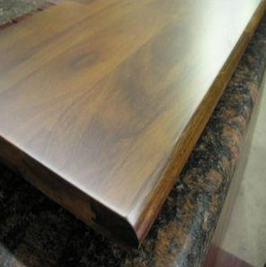 20mm thick prefinished smooth short acacia staircase treads from China supplier