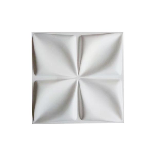 500x500mm Decorative 3D Wall Panels PVC Home Diamond Gold Wall Panel