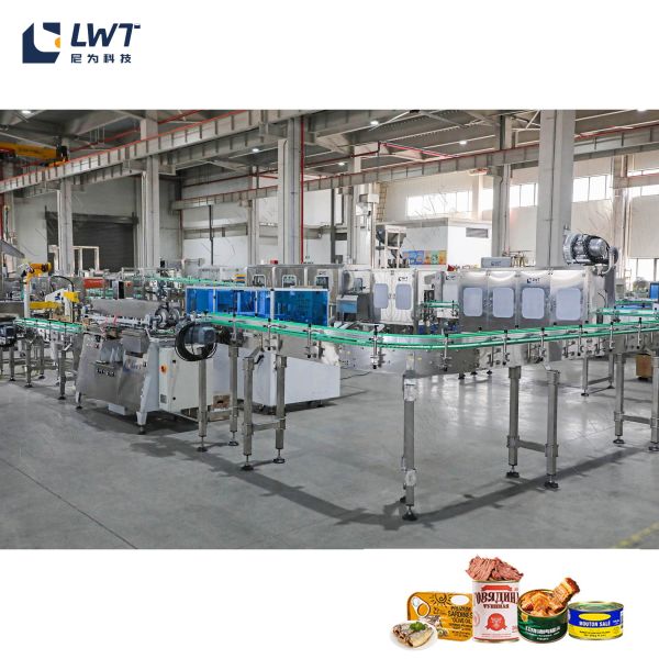 2T/H Pet Canned Food Production Line Equipment Meat Canning Food Line CE