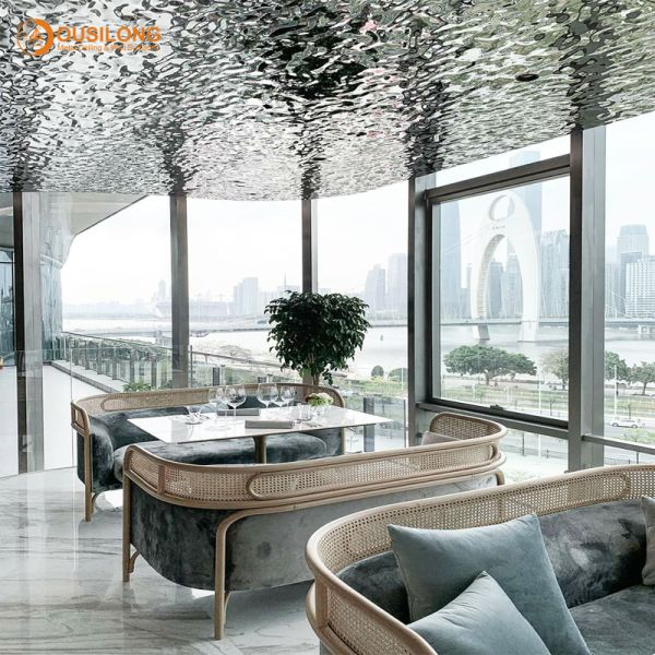 Environmentally Approved Commercial Ceiling Tiles with 400 H Steel Frame and Moistureresistance Providing Ceiling Solutions