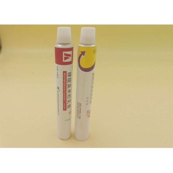 50ML Cosmetic Packaging Tubes Aluminum Material High Light Empty Face
