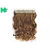 Buy cheap 22 Inch Gold Clip In Synthetic Curly Hair Extensions With Body Wave from wholesalers