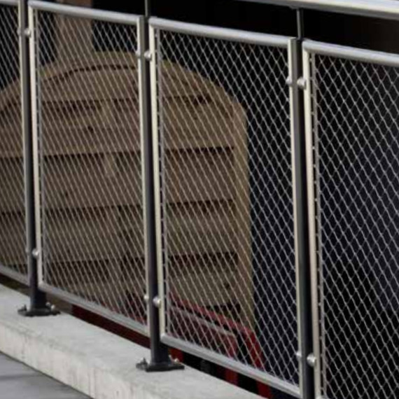 Mill Finish / Colored Finish SS Wire Rope Mesh Customized Stainless Cable Mesh